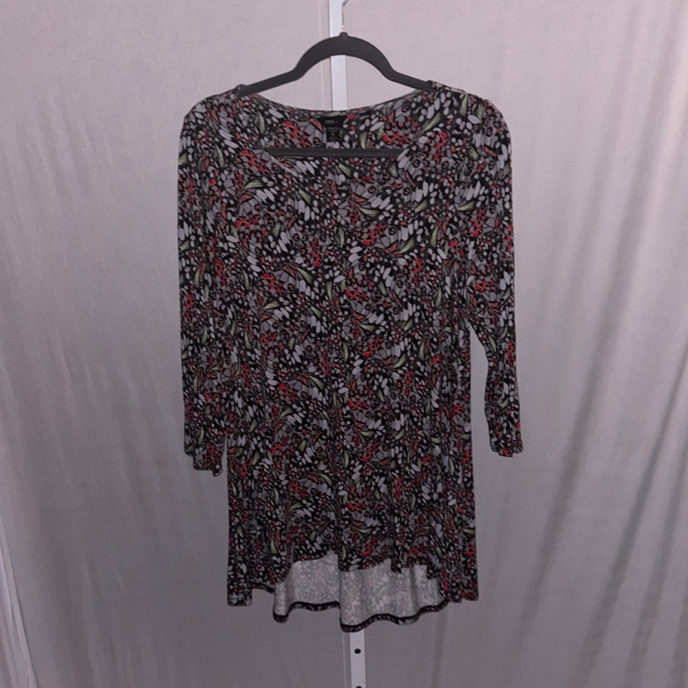 Intro Stretch Womans 3/4 Sleeve Pull Over 1X